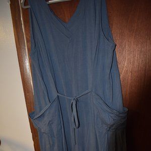 Women's Plus Sleeveless Wide Leg Romper